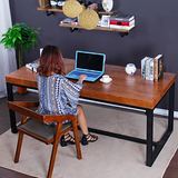 欧美式铁艺实木桌子复古办公桌书桌简约休闲咖啡桌会议桌电脑桌