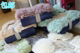 外贸原单长毛绒毛毯 夏凉被 休闲纯色沙发毯PV绒礼品毯子飘窗垫