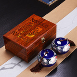 新款茶叶罐陶瓷高档礼盒茶叶包装两罐装红茶普洱绿茶茶罐送礼必选