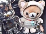 日本BNNB东京SAN-X轻松熊充电宝毛绒小熊移动电源10200毫安