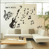 3D立体音乐音符墙贴花墙壁装饰卧室温馨床头客厅沙发电视墙背景墙