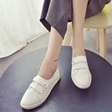 小白鞋运动帆布鞋女鞋子韩版学生球鞋平跟透气板鞋潮平底黑色单鞋