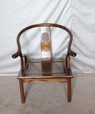 实木反圈椅矮圈椅子凳子靠背椅茶圈椅榆木明清仿古古典中式家具