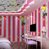 卡通儿童房环保墙纸 卧室3d立体主题背景墙壁纸大型壁画 男孩女孩