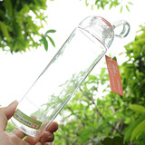 韩国创意简约透明塑料水杯子学生个性时尚便携随手杯夏季运动水瓶