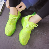 16夏季新款韩版运动鞋女学生浅口跑步鞋舒适旅游鞋女糖果色女单鞋