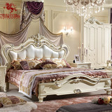 欧式床1.8米现代简约双人床储物实木小户型卧室家具公主高箱婚床