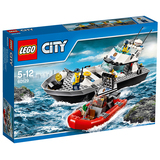 3月新品乐高城市系列60129警用巡逻艇LEGO CITY 积木玩具拼插益智
