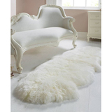 现货 英国代购 Royal Dream 100%小羊皮脚毯地毯 客厅卧室躺椅毯