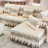 简约现代沙发垫布艺四季防滑坐垫客厅组合椅垫提花刺绣全包可定制