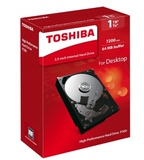 Toshiba/东芝 DT01ACA100 1T P300系列台式机硬盘1TB 7200转64MB