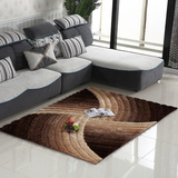 韩国丝亮丝满铺高档地毯加密客厅简约现代茶几卧室床边地毯可定制