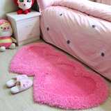 地毯客厅卧室床边床前地毯榻榻米飘窗地毯儿童卡通结婚房心形地毯