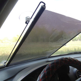 汽车用品伸缩遮光布 遮阳帘防晒前挡风玻璃板侧挡侧窗吸盘挡包邮