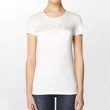 Calvin Klein Jeans2016短袖专柜圆领修身常规款女T恤4BSKB71