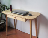 北欧式简约纯实木书桌书房卧室单双人台式电脑桌简易写字台学习桌