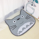 猫头造型龙猫地垫加厚舒适地垫地毯门垫床前垫防滑垫子厕所吸水垫