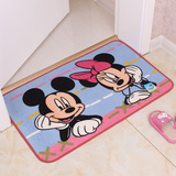 惠多迪士尼地垫卡通可爱地毯儿童房进门口入户门垫防滑脚垫子吸水