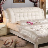 定制简约现代床头板1.8米卧室欧式皮艺软包床头双人床体靠背包邮