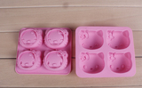 凯蒂猫四联DIY皂基乳皂精油奶皂冷制皂制作工具模具