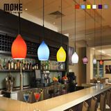 单头小吊灯 现代时尚设计风格 前台柜台吧台西餐厅三头LED吊灯饰