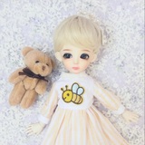 小夜萝莉叶罗丽BJD6六分30cm小娃娃衣服连衣裙洋装 小蜜蜂嗡嗡嗡