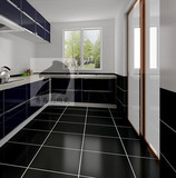 厨房瓷砖复古墙砖黑白仿古砖客厅600x600地砖卫生间防滑地板砖800
