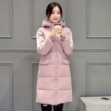 2016韩国冬装新款加厚棉衣外套女中长款面包服棉袄大码学生棉服潮