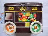 m豆/玛氏巧克力豆玩具 1999年 巧克力汽车 铁皮盒储蓄罐 品差