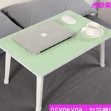 2016整装笔记本电脑桌简约现代桌子懒人宿舍书桌神器床上用可折叠