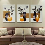 三联装饰画客厅沙发背景墙画立体浮雕画书房卧室壁画餐厅单幅挂画