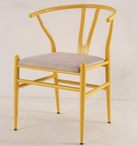 铁艺北欧创意靠背休闲现代简约椅餐椅新古典欧式酒店家用客厅椅子