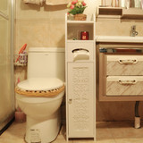 浴室夹缝收纳储物柜卫生间马桶边柜防水缝隙置物架厕所抽纸巾角柜