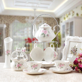 唯美创意高档咖啡具套装15头欧式陶瓷咖啡具茶具套礼品英式下午茶