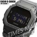 CASIO卡西欧G-SHOCK酷黑方块反显DW-5600BB-1潮男女手表运动防水