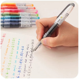 日本百乐迷你元气小钢笔SPN20F学生用女生钢笔透明好用可换墨囊