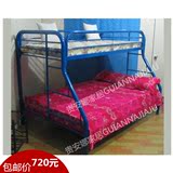 现货欧式双层铁艺床子母床学生上下铺床高低两层铁架床双人组合床