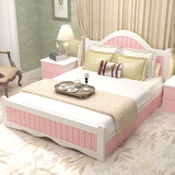 特价欧式储物实木床双人床1.8米单人床1.5米儿童床公主床简约现代