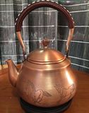 铜壶 加厚纯紫铜铜壶 茶具铜器 茶壶 烧水壶 养生壶纯手工制造