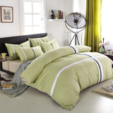 床上用品四件套纯棉1.8m2.0双人2.2x2.4 2米x2.3被子被套床单夏天
