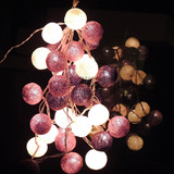 个性创意灯饰泰国线球灯藤球LED夜灯房间卧室装饰品派对彩灯串灯