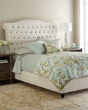 美式布艺软床1.8米1.5米主卧双人床大床婚床欧式拉扣公主床卧室