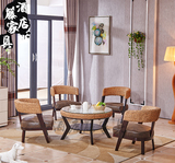 阳台桌椅休闲椅客厅茶几组合天然真藤编户外特价藤椅三件套五件套
