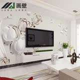 3D立体玫瑰花卉壁纸大型壁画卧室客厅电视背景墙纸壁纸无纺布墙布