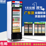 雪乐威单门饮料柜超市便利店立式饮料冷藏展示柜双门保鲜冰箱商用