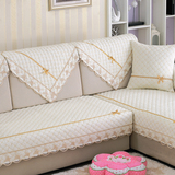欧式高档白色双面布艺全棉水洗棉简约现代四季沙发坐垫沙发巾