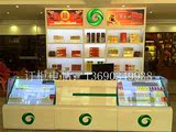 高档超市烟柜展示柜玻璃柜台2016年畅销木质白色环保烟酒收银台