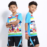 童装男童夏装套装2016运动韩版短袖新款b类两件套装 3-5-7周岁潮