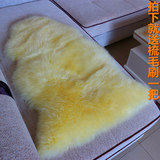 澳洲纯羊皮沙发垫羊毛沙发坐垫皮毛一体防滑羊毛垫冬季椅子垫订做