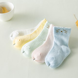 宝宝袜子0-1-2-3岁婴儿袜子男女宝宝春夏网眼袜薄款透气无骨包邮